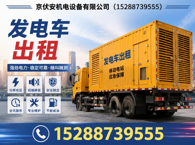 宁波静音发电车租赁展示图