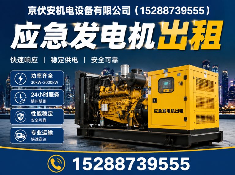 宁波发电机租赁展示图